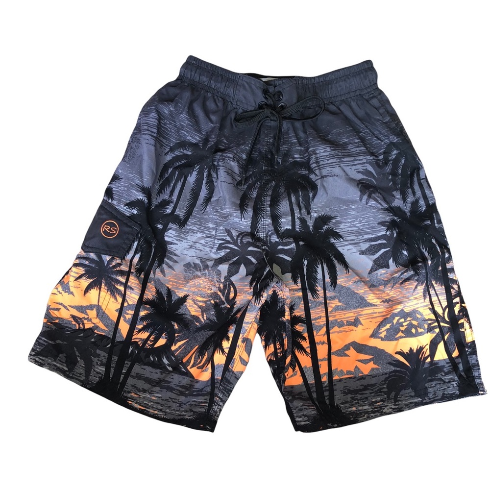 RS Surf Boys Board Shorts Swim Trunks - Size Medium (10-12)